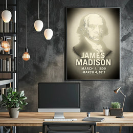 James Madison 4Th President Poster