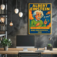 Albert Einstein Nobel Prize In Physics Poster