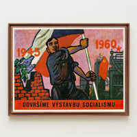 Post War Socialist Construction Poster