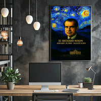 Richard Nixon 37th President of the United States Presidential Masterpiece Series Poster