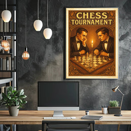 Chess Tournament Poster PosterGoat