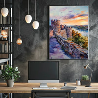 Serbia Belgrade Kalemegdan Fortress River View Poster