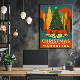 Christmas In Manhattan Poster