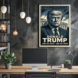 Donald Trump 47th President Poster