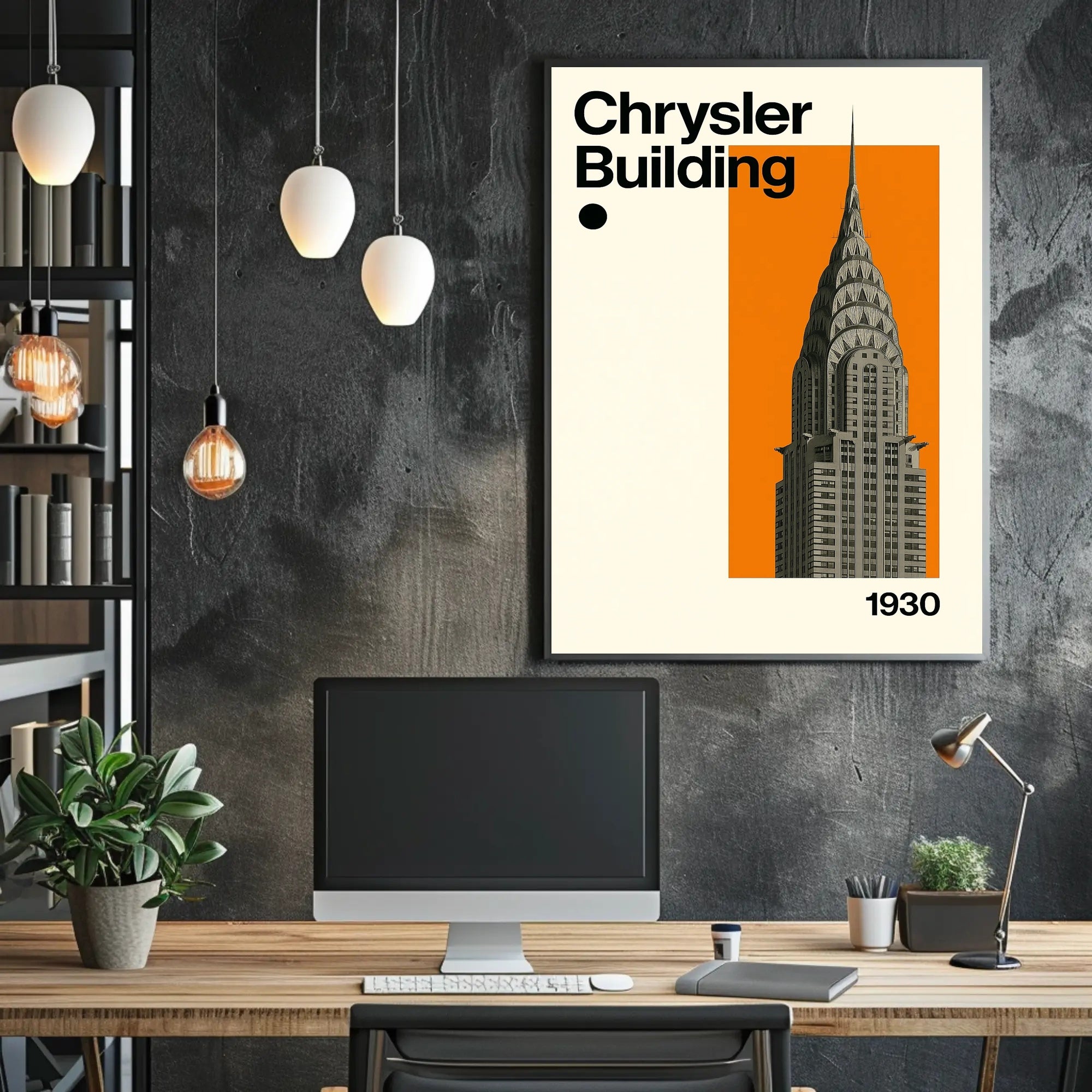 Chrysler Building Art Deco Skyscraper Poster - Cultural or Heritage Poster