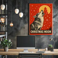 Christmas Moon Poster