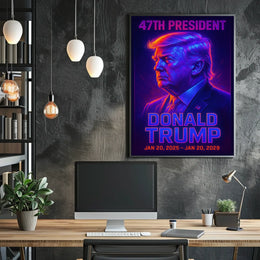 Donald Trump 47th President Poster