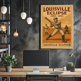 Louisville Eclipse 1882-1884 Poster