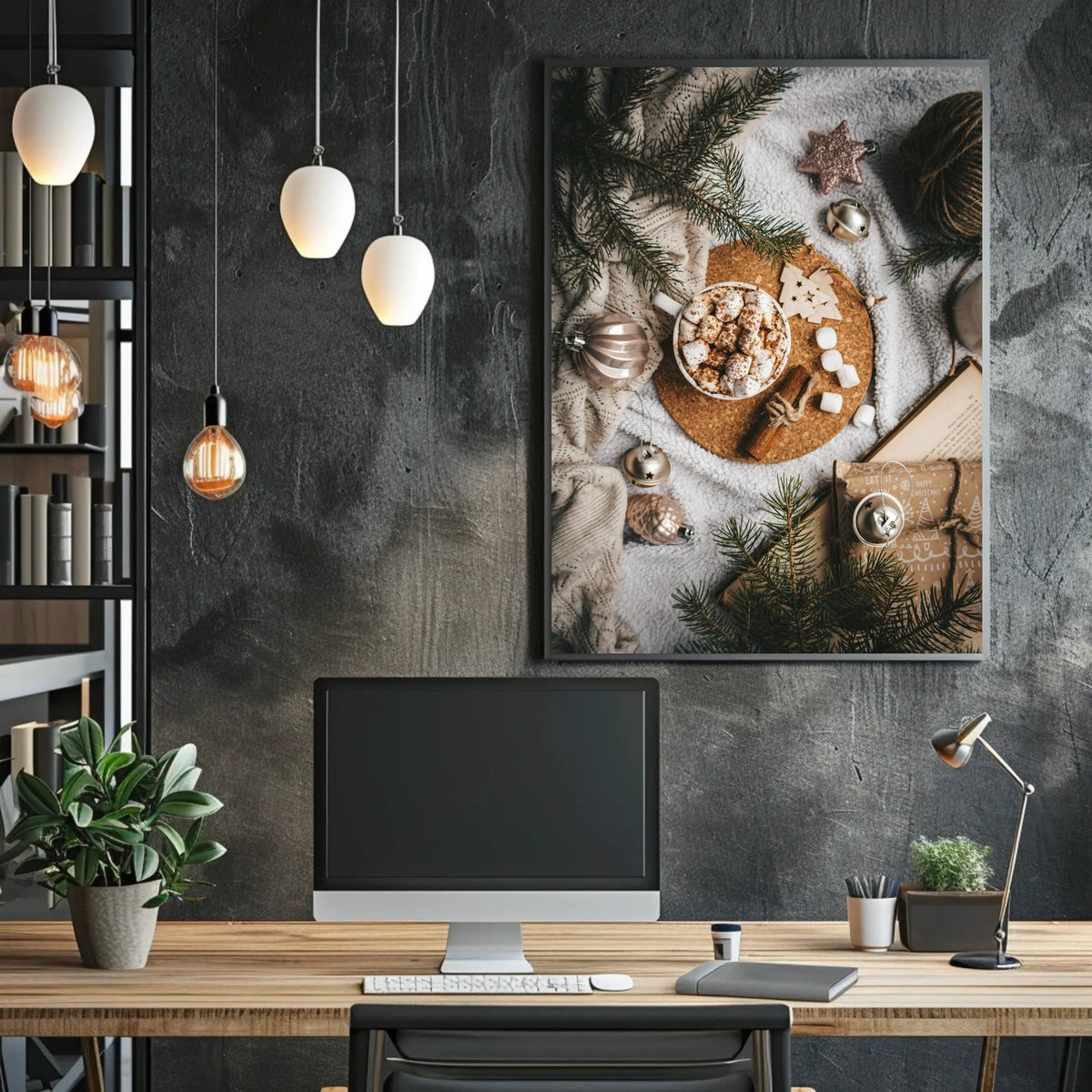 Cozy Winter Scene Poster