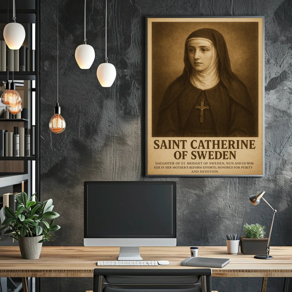 Saint Catherine Of Sweden Poster