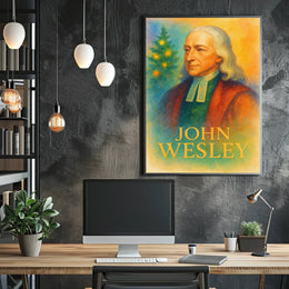 John Wesley Religious Portrait Poster - Historical or Presidential Poster