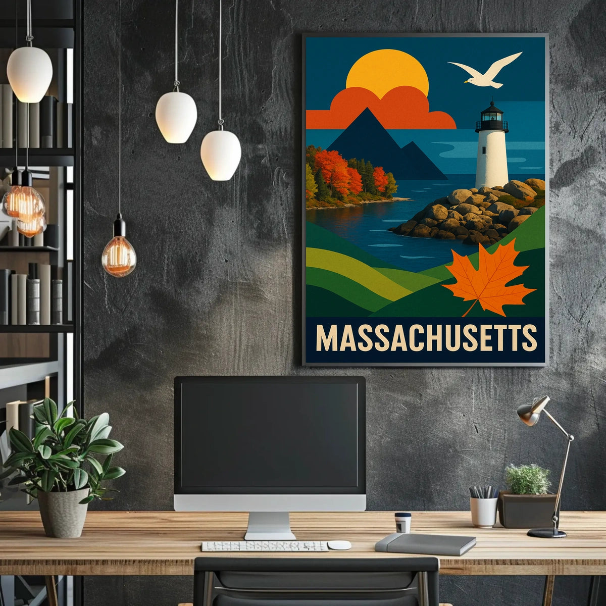 Scenic Massachusetts Poster