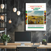 Juneteenth Exodusters Migration Commemoration Cultural or Heritage Poster