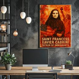 Saint Frances Xavier Cabrini Patron Of Poster