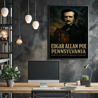 Edgar Allan Poe Master Of Macabre Poster