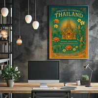 Thailand Tradition Tranquility Travel Art Poster