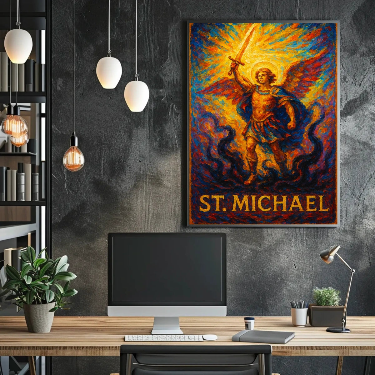 Archangel Michael Art poster