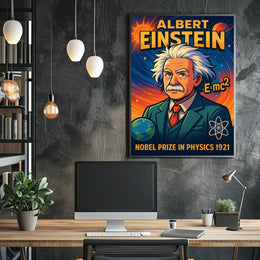 Albert Einstein Nobel Prize In Physics Poster