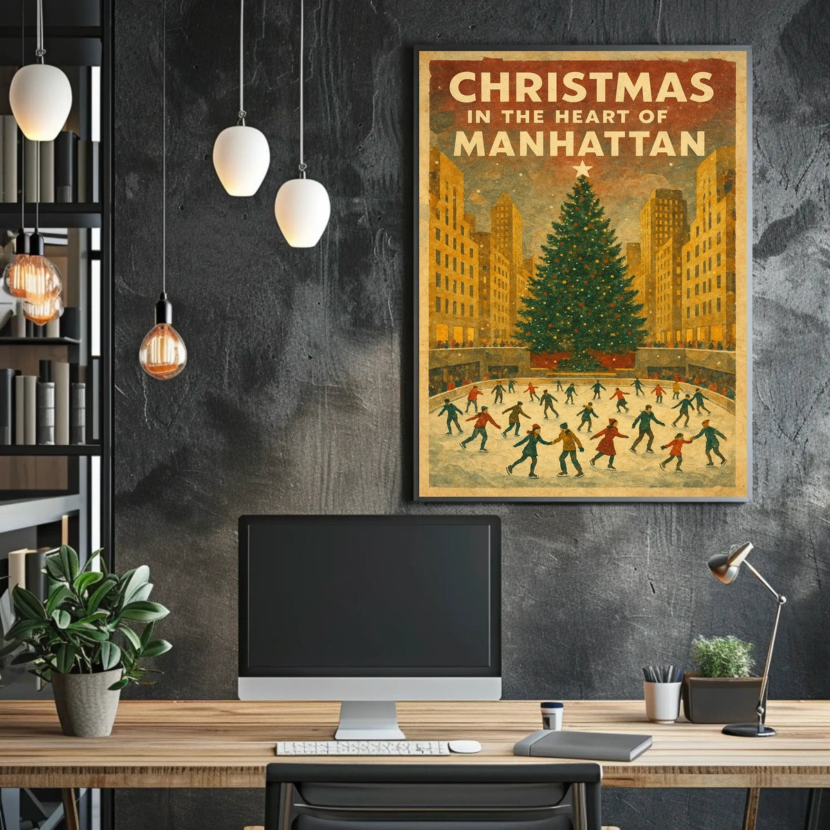 Christmas In The Heart Of Manhattan Poster
