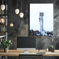 Majestic Mountain Waterfall Poster