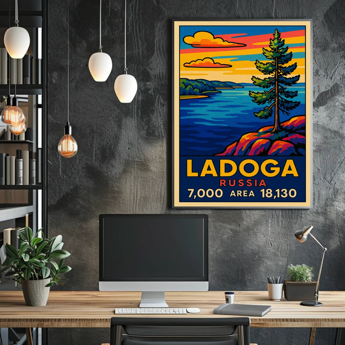Lake Ladoga Russia Poster