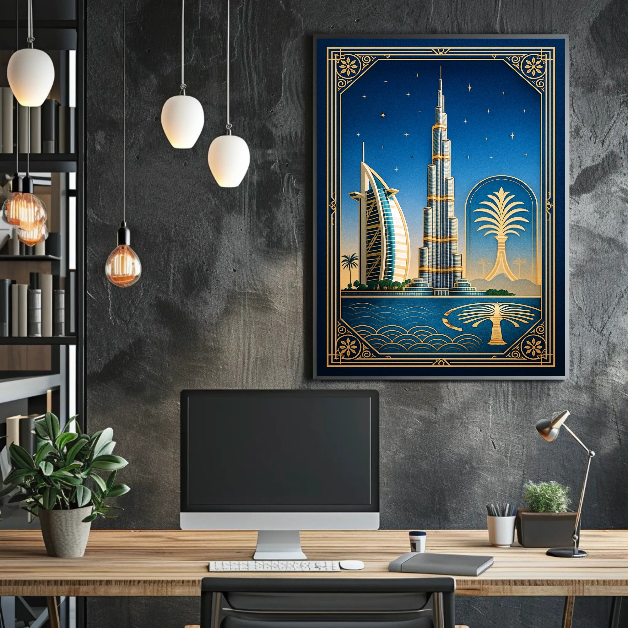 Architectural Wonders of Dubai Poster