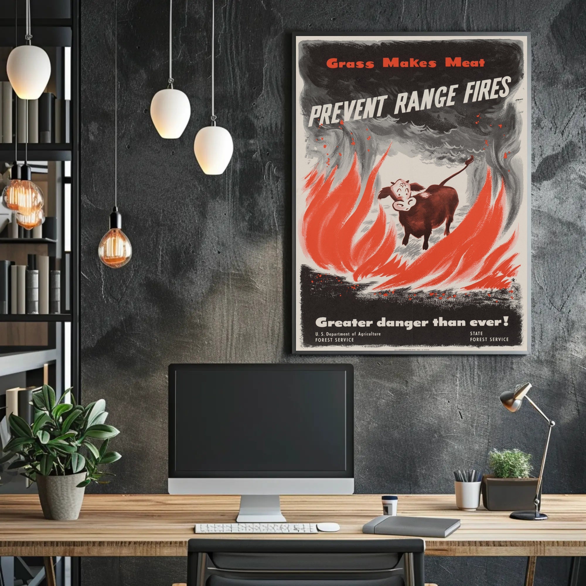 Prevent Range Fires Poster PosterGoat