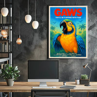 Gaws  Youll Be Flapping with Fear Poster PosterGoat