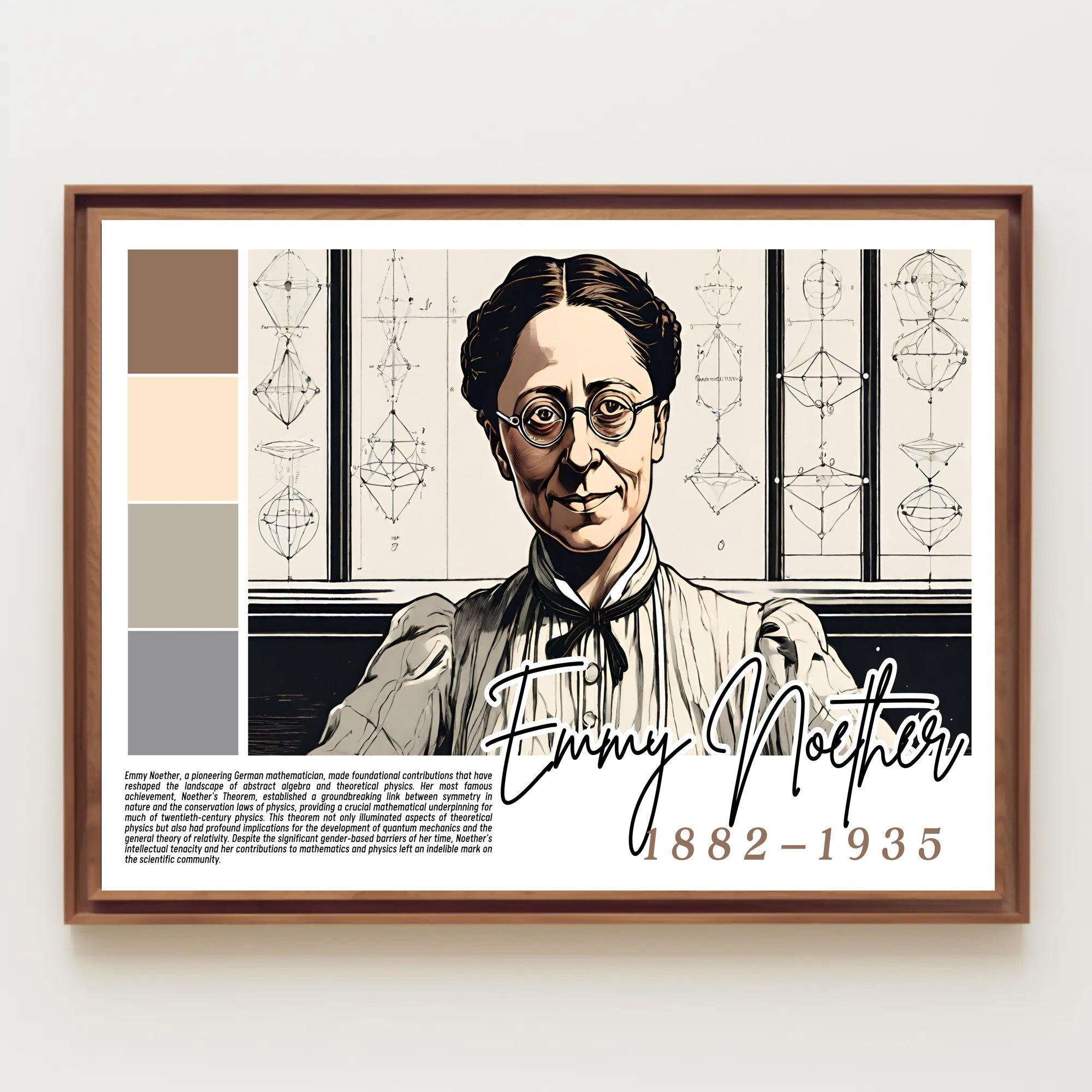 Emmy Noether: A Legacy in Mathematics and Physics Poster