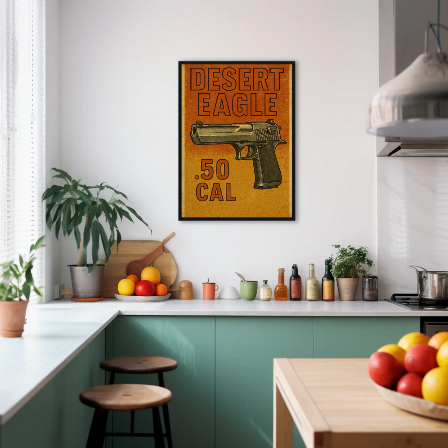 Desert Eagle 50 Cal Gun Poster