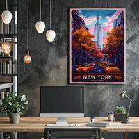 New York City in Autumn Poster