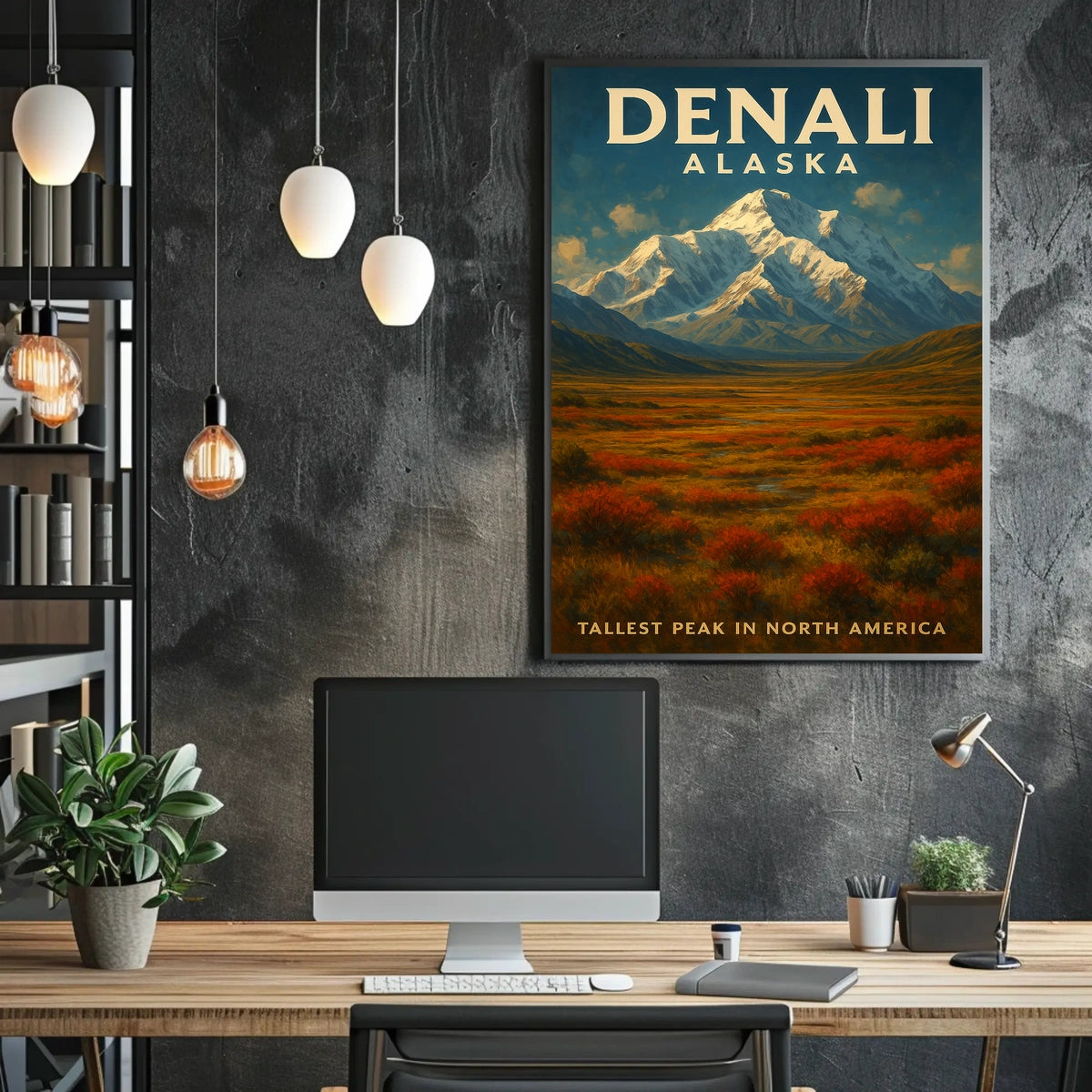 Denali Tallest Peak In North America Poster