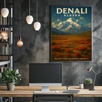 Denali Tallest Peak In North America Poster