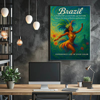 Brazil A Tapestry Of Culture And Poster