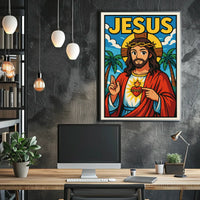 Jesus Illustration Poster