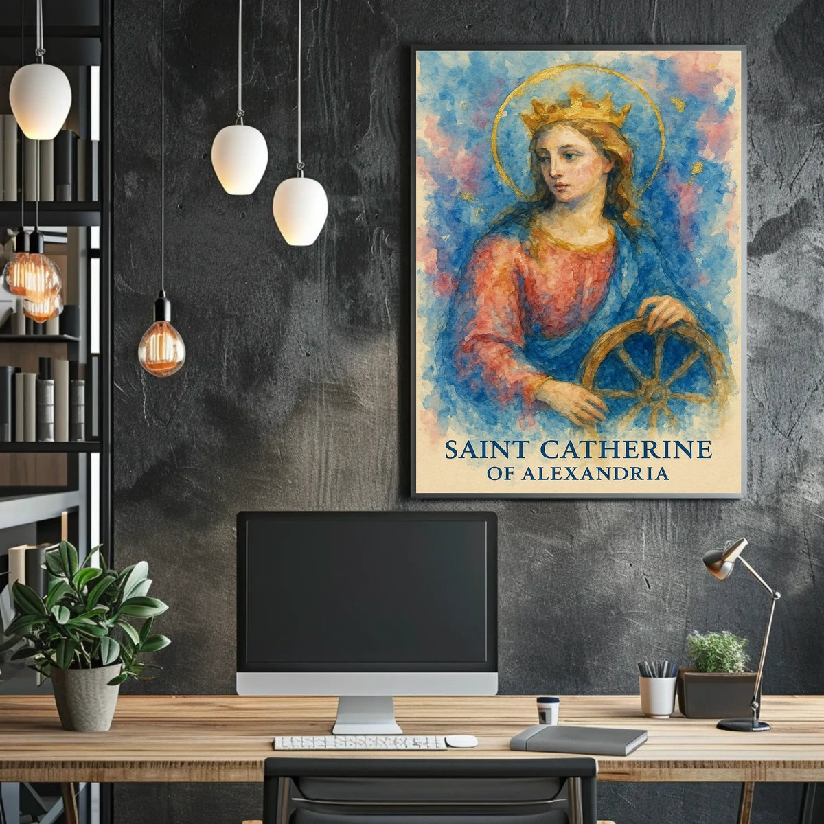 Saint Catherine of Alexandria Poster
