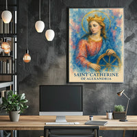 Saint Catherine of Alexandria Poster
