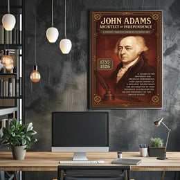 John Adams 2nd President Poster PosterGoat