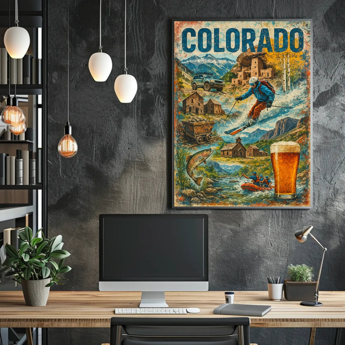 Explore Colorado Adventures Poster