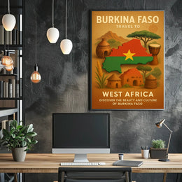 Discover Burkina Faso Poster