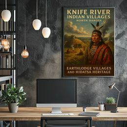 Knife River Indian Villages Poster