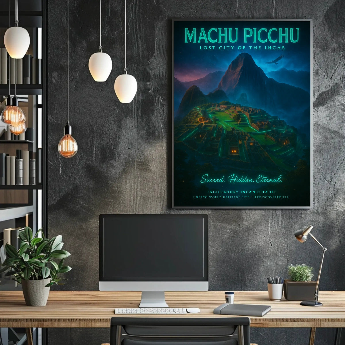 Machu Picchu Lost City of the Incas Poster
