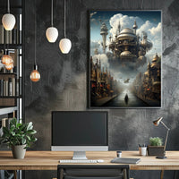 SimalRmonask A Steampunk Vision Poster