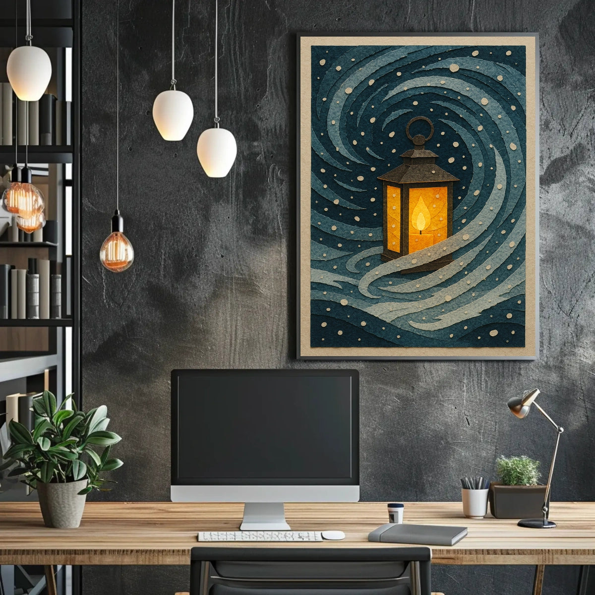 Guiding Light in the Storm Poster