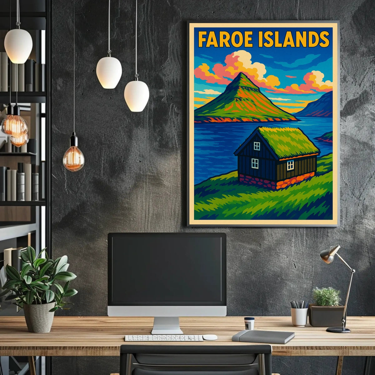 Faroe Islands Scenic Poster