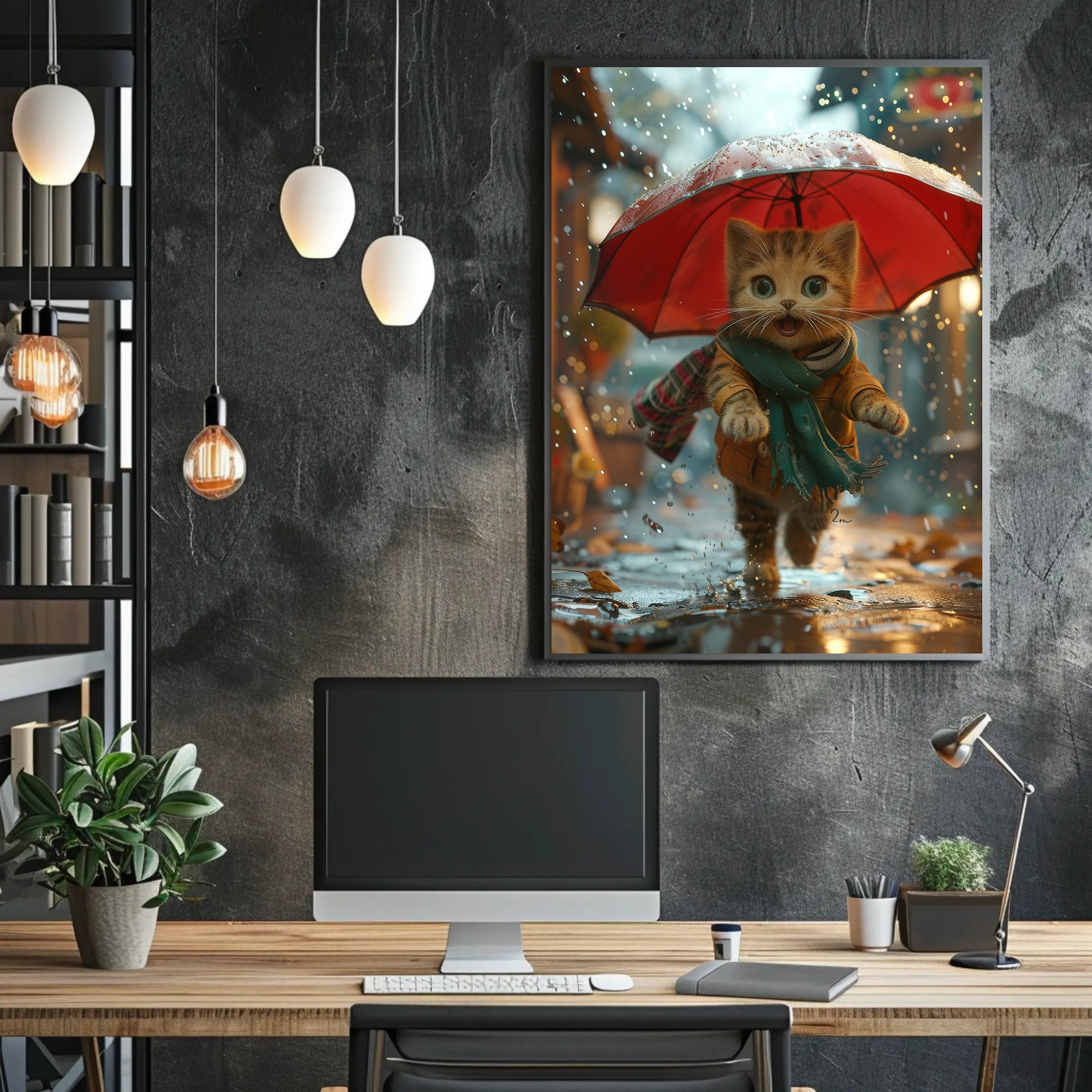 Rainy Day Adventure Wall Art Poster for Home Decor PosterGoat