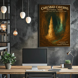 Carlsbad Caverns National Park Wall Art Print