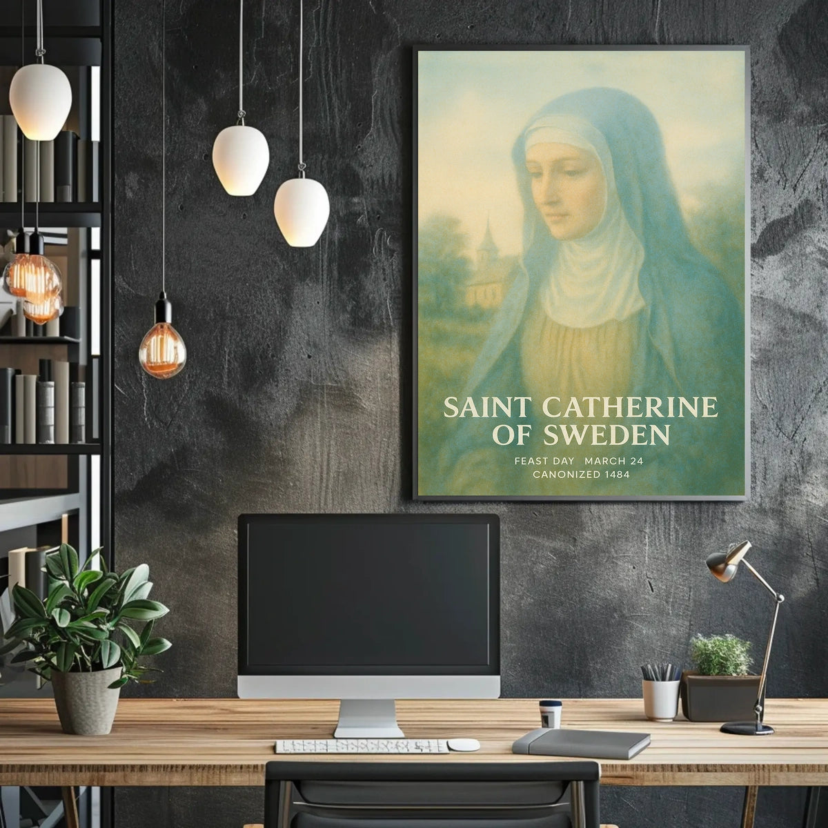 Saint Catherine Of Sweden Poster