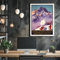 Villars-Chesières-Arveyes Winter Sports Poster