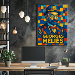 Georges Méliès Cinematic Pioneer Poster